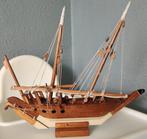 Antieke houten zeilboot model handgemaakt, Gebruikt, Ophalen of Verzenden