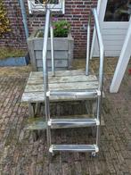 Zwembadtrap - RVS 3 treden inbouw, Ophalen of Verzenden, Gebruikt, Overige typen
