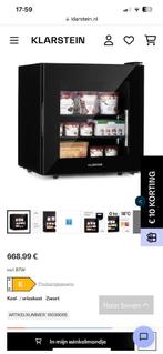 Vriesvitrine  36 ltr zwart klarstein, Minder dan 85 cm, Info@klarstein.nl, Minder dan 60 cm, Zo goed als nieuw