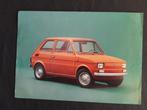 FIAT 126 - sales - sheet 1973 - A4 formaat, Boeken, Ophalen of Verzenden, Zo goed als nieuw, Overige merken, Fiat
