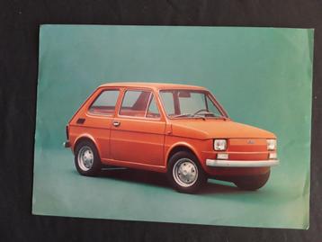 FIAT 126 - sales - sheet 1973 - A4 formaat beschikbaar voor biedingen