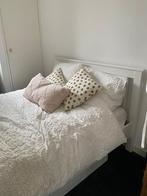 IKEA bed (hele kamer inrichting), Huis en Inrichting, 140 cm, Wit, Zo goed als nieuw, Hout