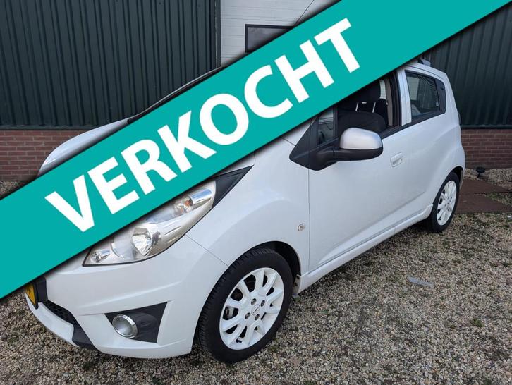 Chevrolet Spark 1.2 16V LTZ airco licht metaal apk, Auto's, Chevrolet, Bedrijf, Te koop, Spark, ABS, Airbags, Airconditioning
