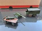 Dinky toys karren  kanon en onderdelen, Hobby en Vrije tijd, Modelauto's | 1:43, Ophalen of Verzenden, Zo goed als nieuw, Overige typen