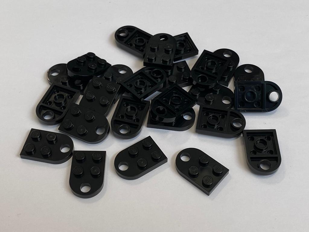 Partij 25x nieuwe 3x2 lego plaatjes met gat, diverse kleuren, Ophalen of Verzenden, Nieuw, Losse stenen, Lego