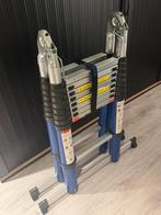 Aldorr Telescopische Ladder, Doe-het-zelf en Verbouw, Ladders en Trappen, Ophalen, Zo goed als nieuw, Ladder, Opvouwbaar of Inschuifbaar