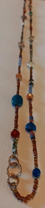 Ketting met hele mooie kleuren, Sieraden, Tassen en Uiterlijk, Kettingen, Ophalen of Verzenden, Zo goed als nieuw, Overige kleuren