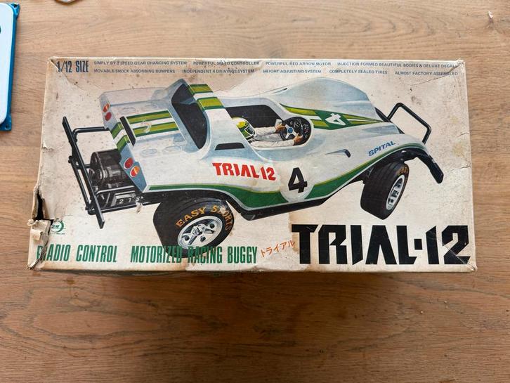 Vintage SPITAL Trial-12 RC Auto - Zeldzaam!, Hobby en Vrije tijd, Modelbouw | Auto's en Voertuigen, Gebruikt, Auto, Groter dan 1:32