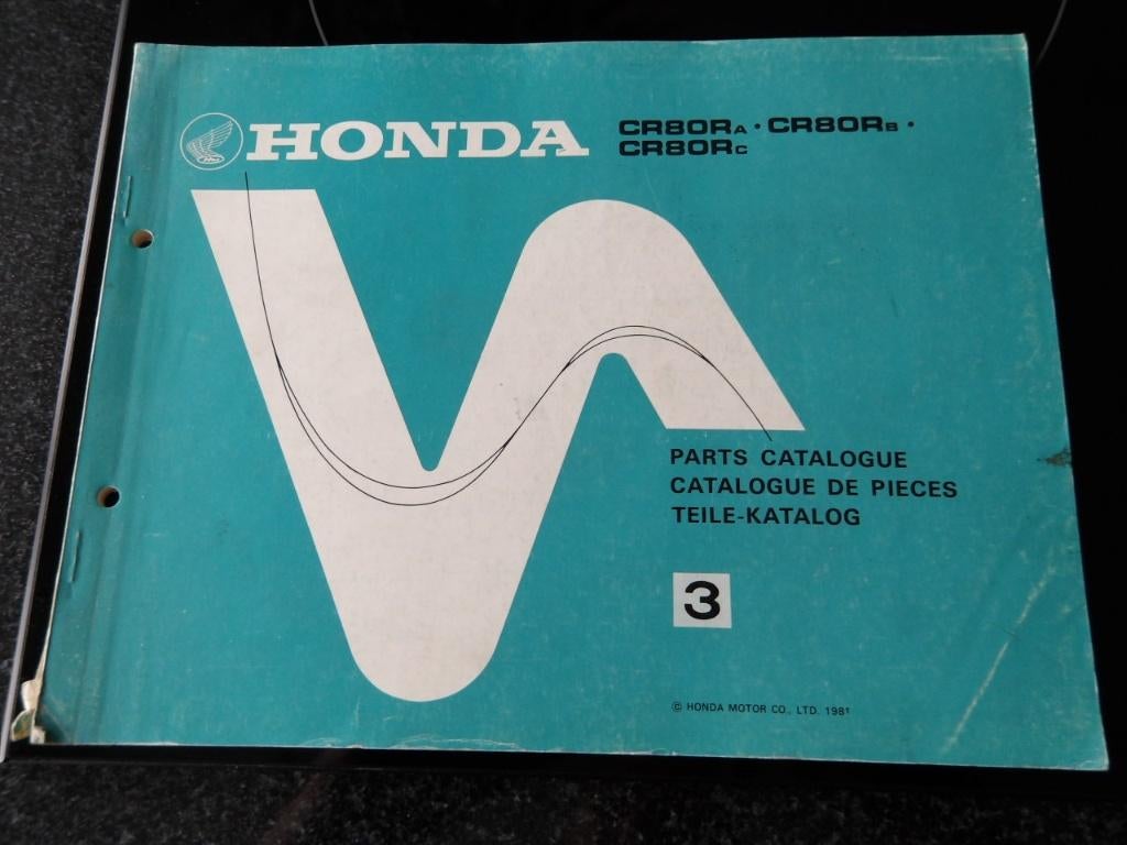 Origineel Werkplaatshandboek Honda CR 80 Ra Rb Rc, Verzenden, Honda