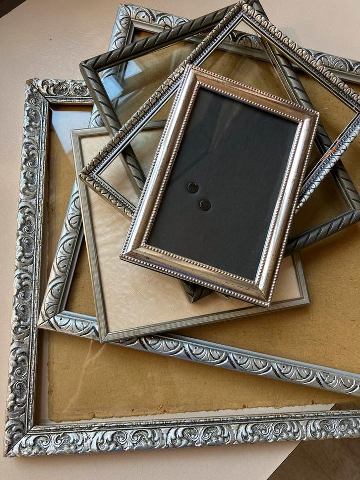 Lot antieke lijsten 6 stuks, Audio, Tv en Foto, Fotografie | Fotolijsten, Gebruikt, Ophalen
