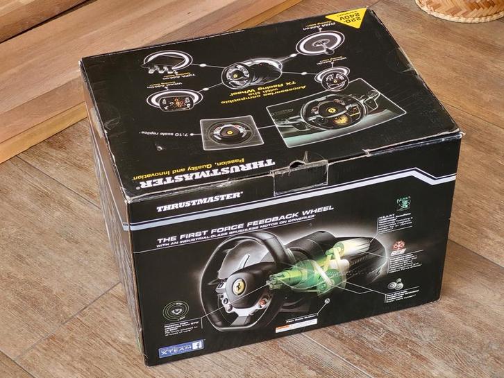 Thrustmaster TX Racing Wheel Ferrari 458, Computers en Software, Joysticks, Zo goed als nieuw, Ophalen of Verzenden