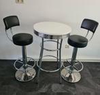 FIFTIES SIXTIES AMERIKAANSE BARKRUKKEN BEL AIR BAR TAFEL, Huis en Inrichting, Barkrukken, Ophalen, 60 tot 90 cm, Met voetsteun