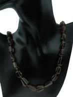 Rookkwarts met fraai 14k gouden slot ketting vintage dames, Sieraden, Tassen en Uiterlijk, Antieke sieraden, Ophalen of Verzenden