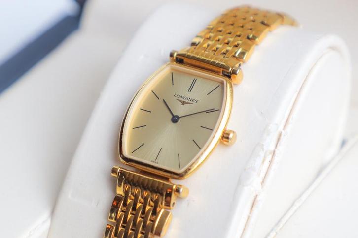 Longines La Grande Classique dames horloge goud quartz, Sieraden, Tassen en Uiterlijk, Horloges | Dames, Gebruikt, Polshorloge