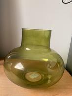 Hand made vaas groen, Ophalen, Minder dan 50 cm, Groen, Glas