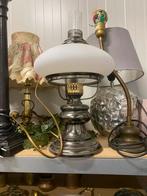 Messing lamp olielamp, Antiek en Kunst, Antiek | Lampen, Ophalen of Verzenden