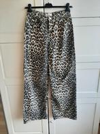 Costes high waist wide leg panterprint jeans, Kleding | Dames, Broeken en Pantalons, Bruin, Ophalen of Verzenden, Zo goed als nieuw