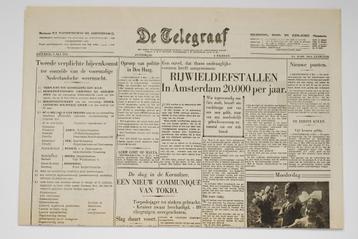 9 mei 1942 - De Telegraaf | Heruitgave 1994 beschikbaar voor biedingen