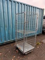verzinkte rolcontainers / rolkooien met tussenschap, 100 liter of meer, Ophalen, Zo goed als nieuw, Transportkar