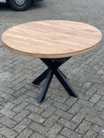 uitschuif tafel rond `Rita´ Mango color, 100 tot 150 cm, Verzenden, Rond, Nieuw