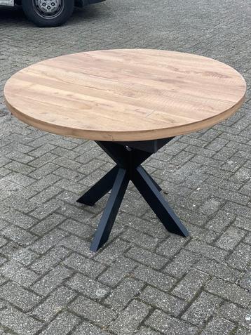 uitschuif tafel rond `Rita´ Mango color beschikbaar voor biedingen