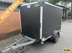 Humbaur gesloten dichte 750kg enkelasser 251x132x152 zwart, Gebruikt