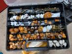 Partij oude brocante deurknoppen greepjes hang en sluitwerk, Ophalen of Verzenden, Gebruikt, Koper of Messing, Klink of Kruk