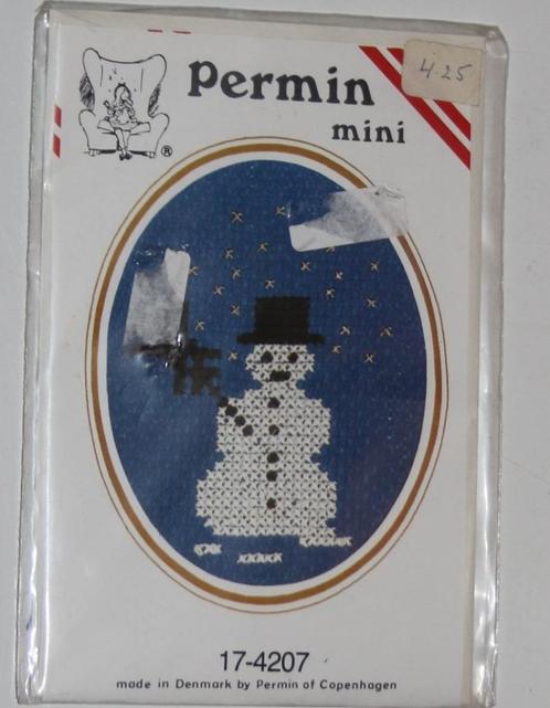 Permin mini - 9x13,5 cm - 107781/2, Hobby en Vrije tijd, Borduren en Borduurmachines, Nieuw, Borduurpakket, Handborduren, Ophalen of Verzenden