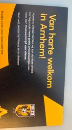 Vitesse thuiswedstrijden kaartjes per 2, Tickets en Kaartjes, Kortingen en Cadeaubonnen, Drie personen of meer, Overige soorten