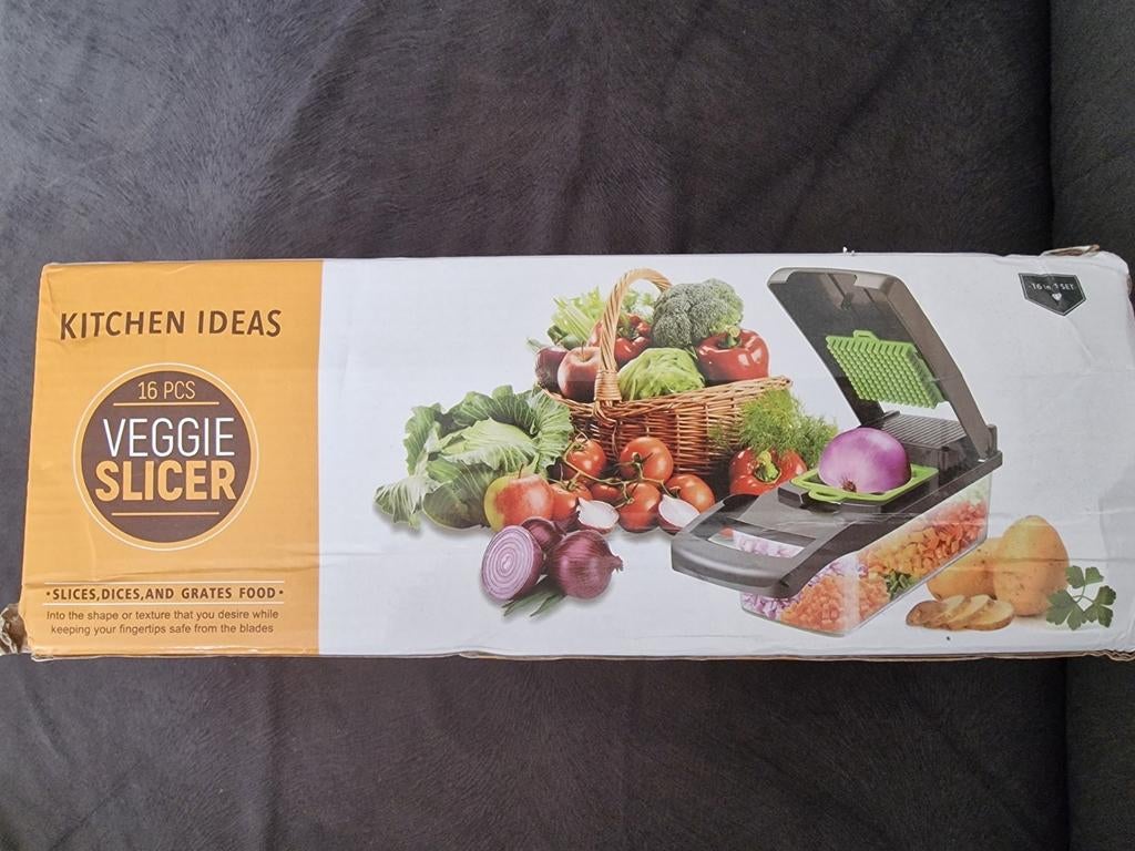 16 delig multifunctionele groentensnijder, Huis en Inrichting, Keuken | Keukenbenodigdheden, Ophalen of Verzenden, Nieuw