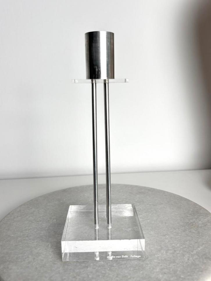 Studio van eldik kaarsenhouder, Huis en Inrichting, Woonaccessoires | Kandelaars en Kaarsen, Zo goed als nieuw, Minder dan 25 cm