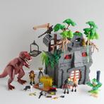 Playmobil Dino's Basiskamp avonturiers met T-rex 9429, Complete set, Ophalen of Verzenden, Zo goed als nieuw