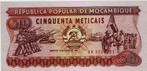 23-2193 Mozambique 50 maticais 1986, Postzegels en Munten, Bankbiljetten | Afrika, Los biljet, Overige landen, Verzenden