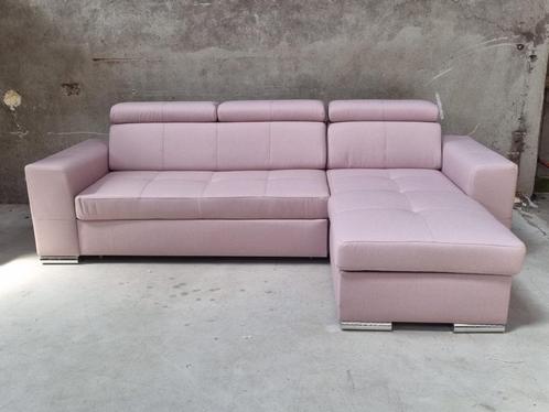Hoekbank Axel Roze / Normaal €850 nu €650, Huis en Inrichting, Banken | Bankstellen, Nieuw, Hoekbank, Driepersoons, 250 tot 300 cm