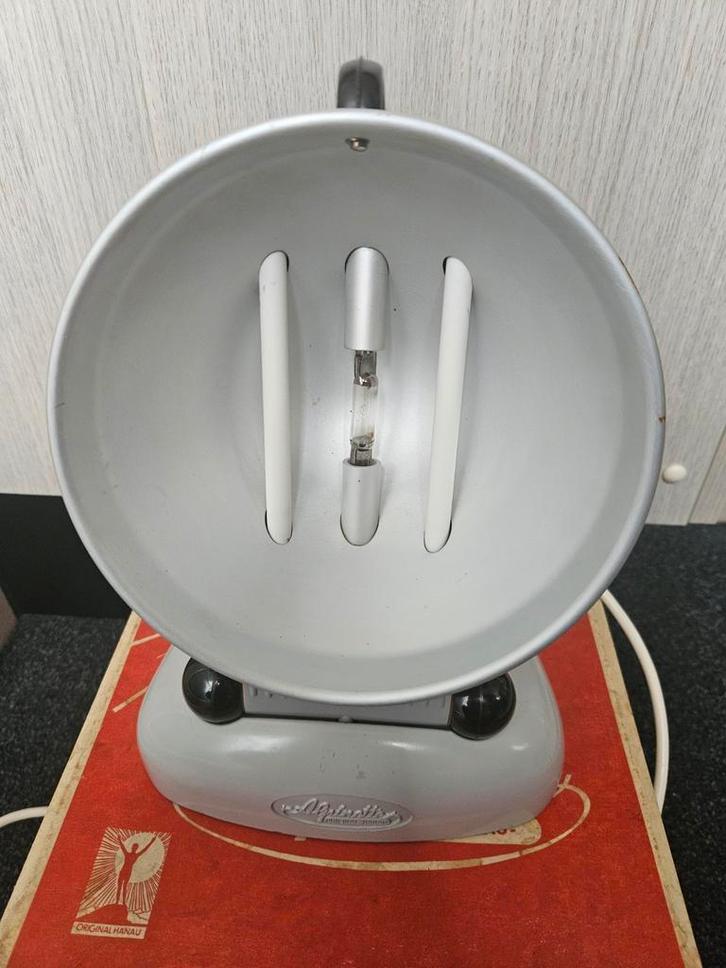 Alpinette Warmtelamp & Hoogtezon - Vintage, Huis en Inrichting, Lampen | Vloerlampen, Gebruikt, Minder dan 100 cm, Kunststof, Metaal
