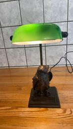Notarislamp Bankierslamp GEMERKT zie foto,s, Huis en Inrichting, Lampen | Tafellampen, Ophalen of Verzenden, Zo goed als nieuw