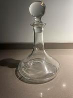 Glazen karaf met stop, Antiek en Kunst, Antiek | Glas en Kristal, Ophalen of Verzenden