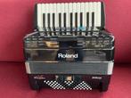 Kleine  digitale Roland FR-1X accordeon . 72 bas ., Muziek en Instrumenten, Accordeons, Overige merken, Gebruikt, 72-bas, Met riemen