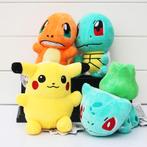 Set van 4 mooie Pokemon knuffels, met o.a. Pikachu, Ophalen of Verzenden, Nieuw, Overige typen