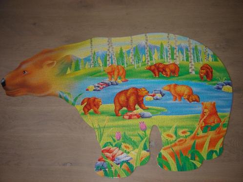 Puzzel Shaped Bear 1000 st., Hobby en Vrije tijd, Denksport en Puzzels, Zo goed als nieuw, Legpuzzel, 500 t/m 1500 stukjes, Ophalen of Verzenden
