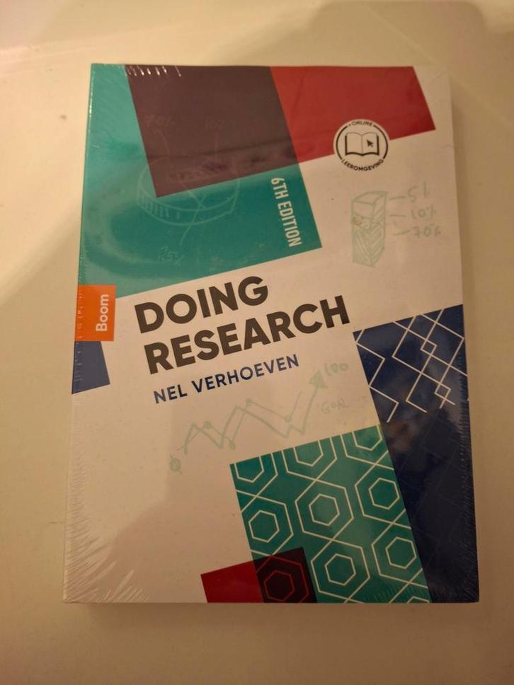 Doing Research - Nel Verhoeven (6th Edition), Boeken, Studieboeken en Cursussen, Nieuw, HBO, Gamma, Ophalen of Verzenden