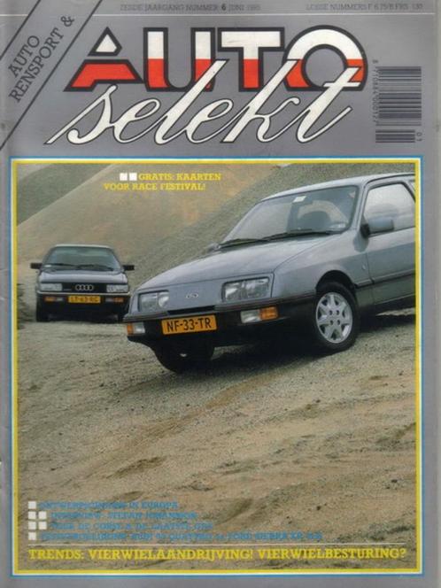 Autoselekt 6 1985 : Audi Quattro coupe - Ford Sierra XR4x4, Boeken, Auto's | Folders en Tijdschriften, Gelezen, Algemeen, Ophalen of Verzenden