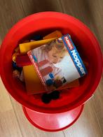 Nopper Bouwstenen Emmer met Boekjes, Ophalen of Verzenden, Gebruikt, Nopper