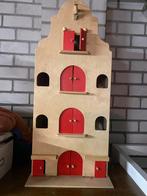 Houten Grachtenpand met Katrol, Kinderen en Baby's, Speelgoed | Poppenhuizen, Ophalen of Verzenden, Gebruikt, Poppenhuis