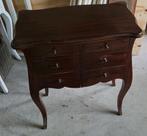 Mahonie houten kastje/ ladekastje, Antiek en Kunst, Ophalen of Verzenden