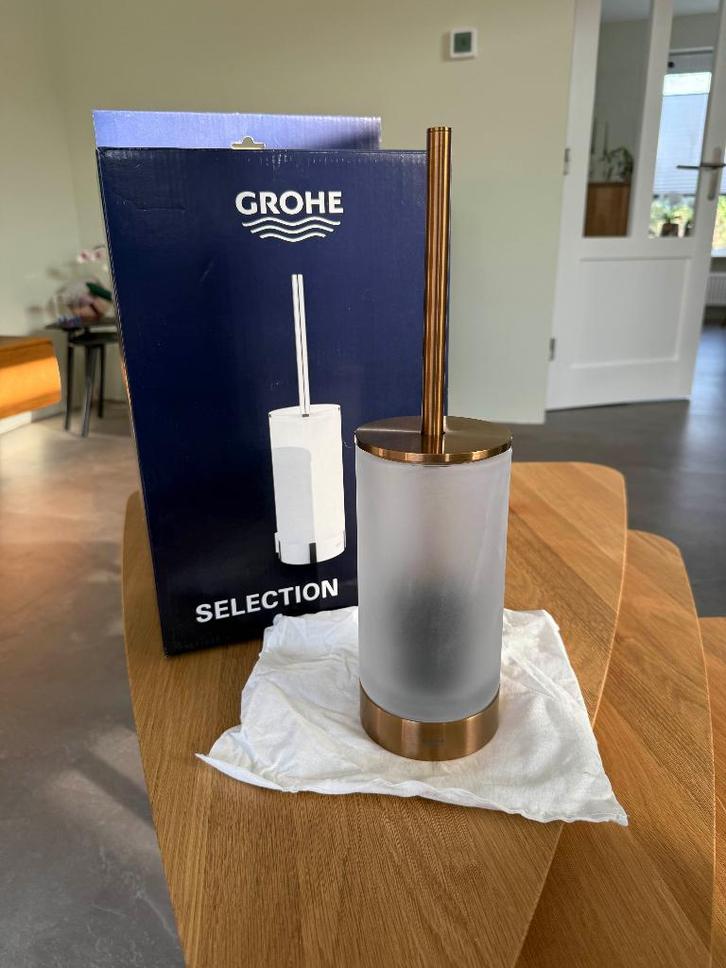 GROHE toiletborstel brushed warm sunset 41076DL0, Doe-het-zelf en Verbouw, Sanitair, Nieuw, Douche, Koper, Ophalen