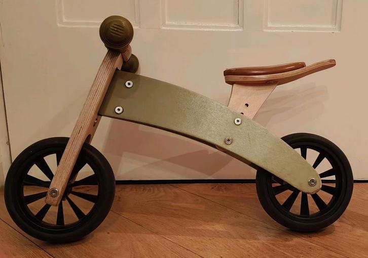 Bandits and Angels loopfiets Smart bike 4in1 retro groen, Kinderen en Baby's, Speelgoed | Buiten | Voertuigen en Loopfietsen, Gebruikt