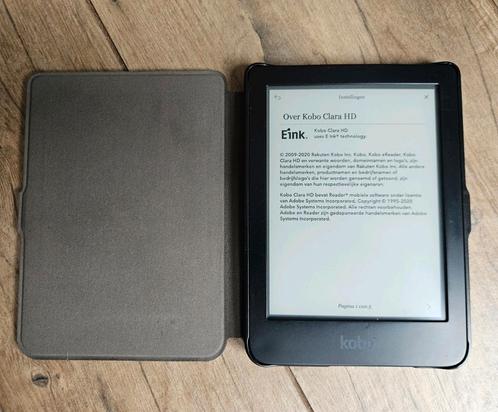 Nette Kobo Clara HD ereader met hoesje, Computers en Software, E-readers, Gebruikt, 6 inch of minder, 8 GB, Touchscreen, Wi-Fi