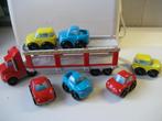 abrick ecoiffer truck oplader met 6 auto's kunststof, Ophalen of Verzenden, Zo goed als nieuw, Auto of Voertuig