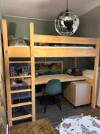 Stoer zelfontworpen bed, Ophalen, Zo goed als nieuw, Hoogslaper